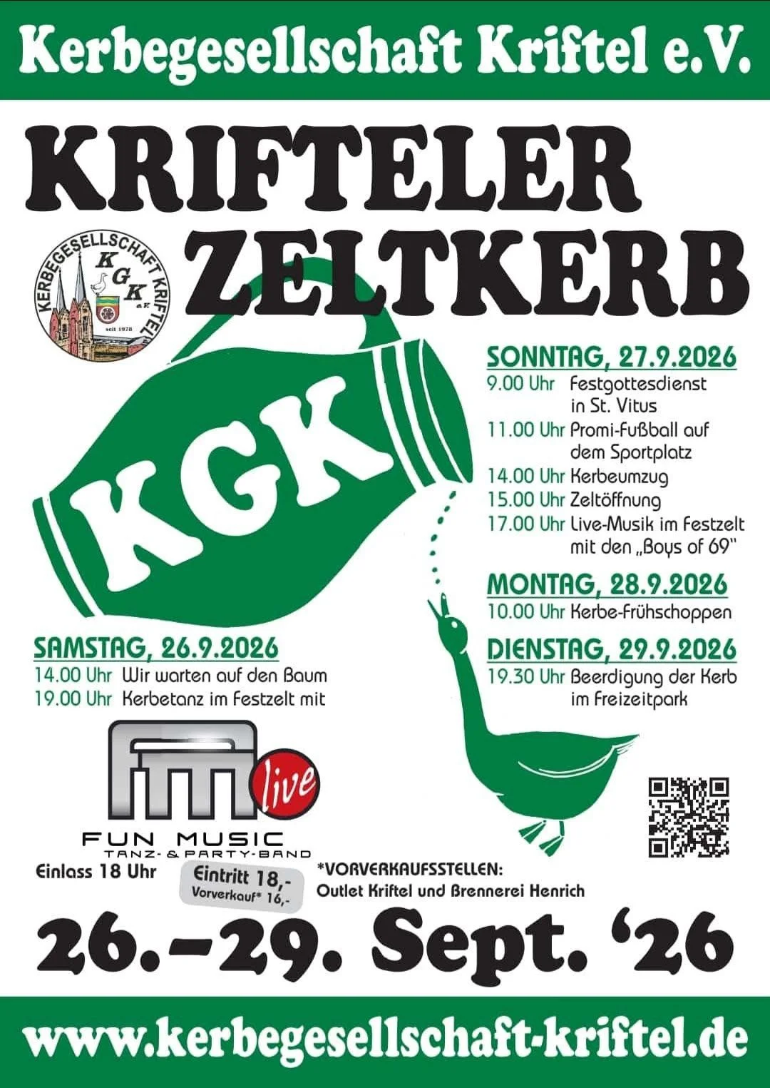SV07 Kriftel bei der Kerb