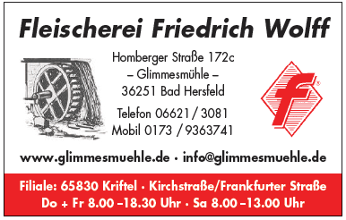 Fleischerei Friedrich Wolff