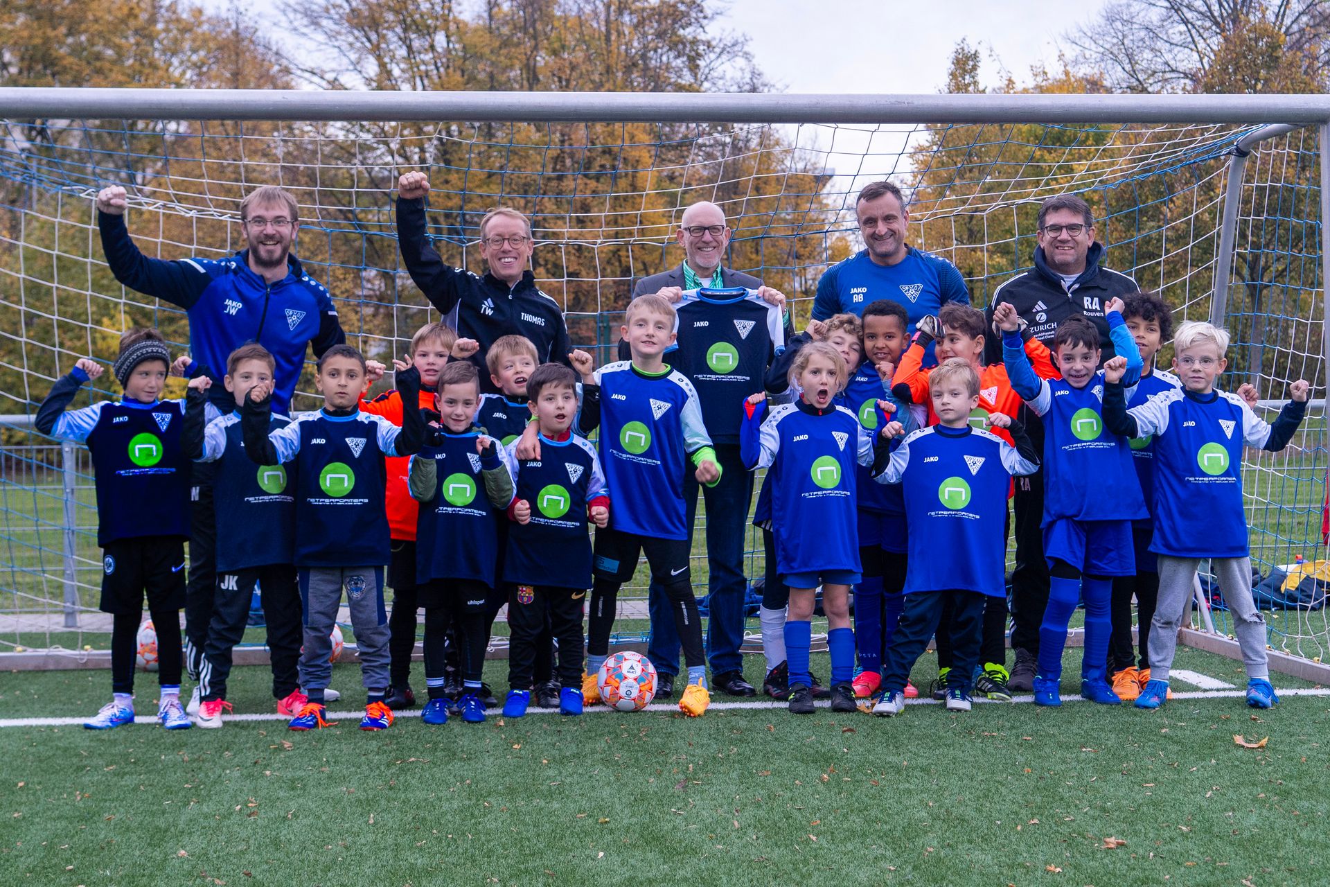 Mannschaftsfoto F-Junioren - SV 07 Kriftel F1/2-Jahrg.2017/18